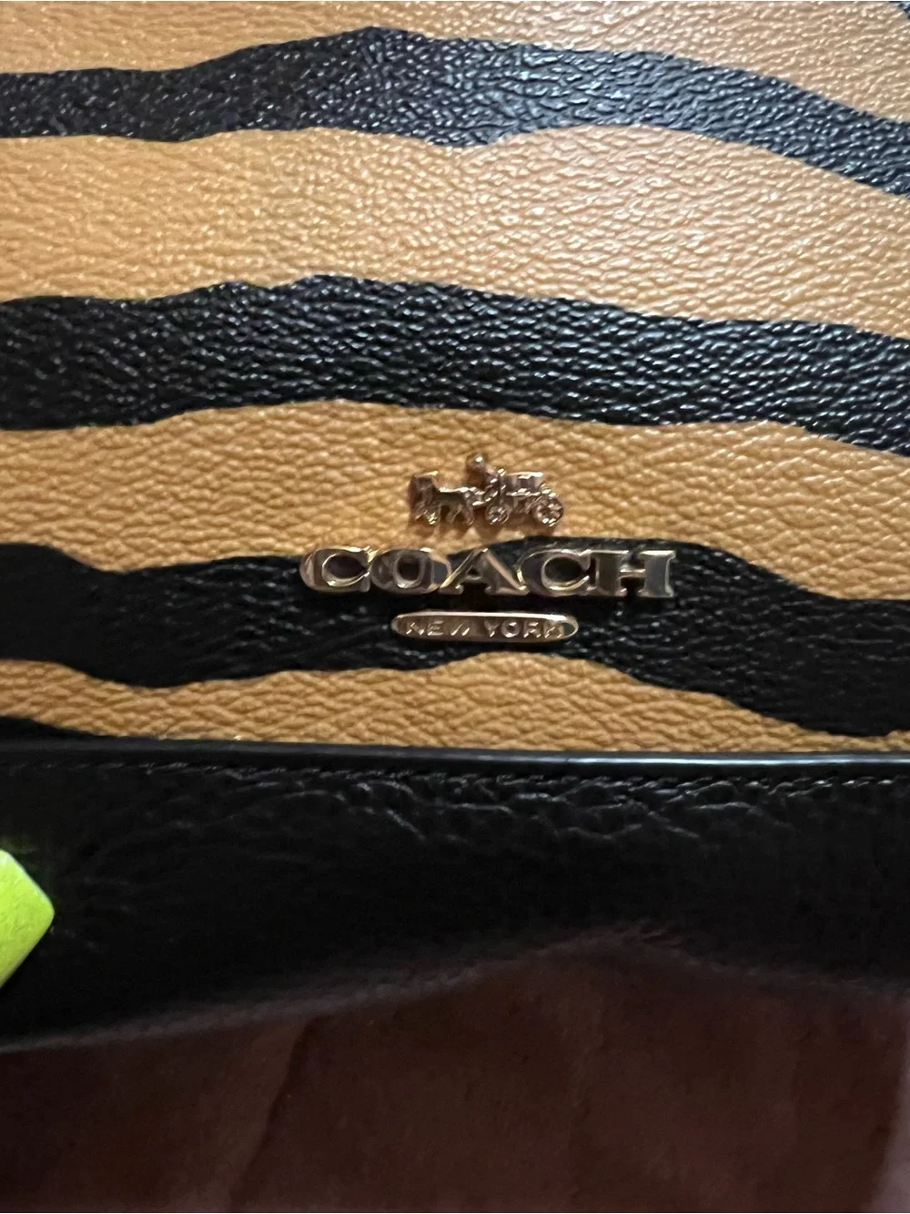 Coach leather satchel